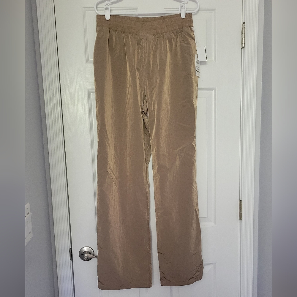 Good American Wide Leg Track Pants